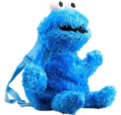 HIND 플러시 배낭 참깨 Stret 학교 가방 만화 엘모 쿠키 몬스터 빅 버드 박제 배낭 46cm 18inch