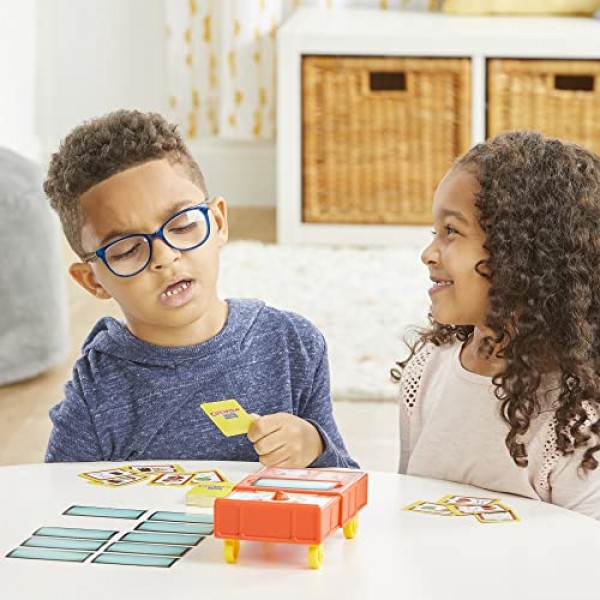 2명 이상의 플레이어를 위한 Hasbro 게임 운영 X-Ray 매치업 보드 게임, 조명과 소리가 포함된 4세 이상 어린이를 위한 매칭 게임