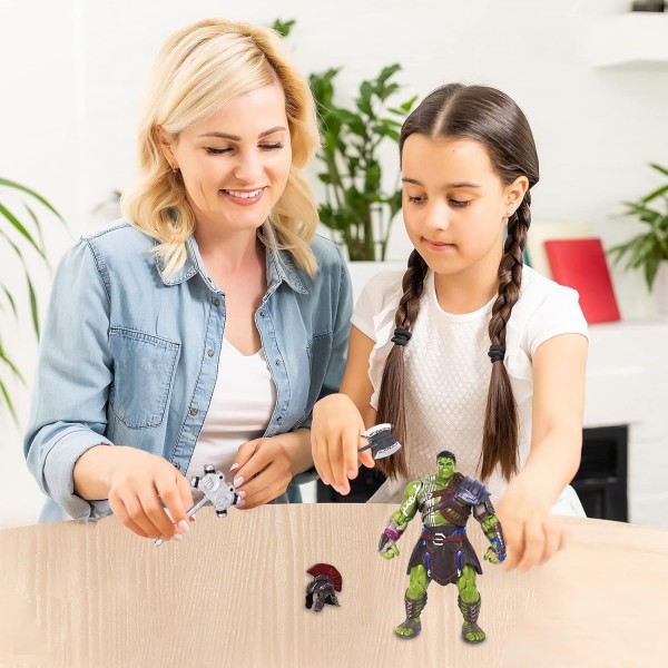 XRHOT 애니메이션 피규어, 애니메이션 시리즈 애니메이션 장난감 20 CM 그림, Collectible Model 동상 장난감 PVC 피규어 4세 이상 어린이를 위한 데스크탑 장식품(액세서리 3개