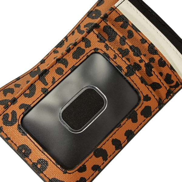 Fossil 여성용 Logan 카드 케이스, 동물 모티브, 5.43