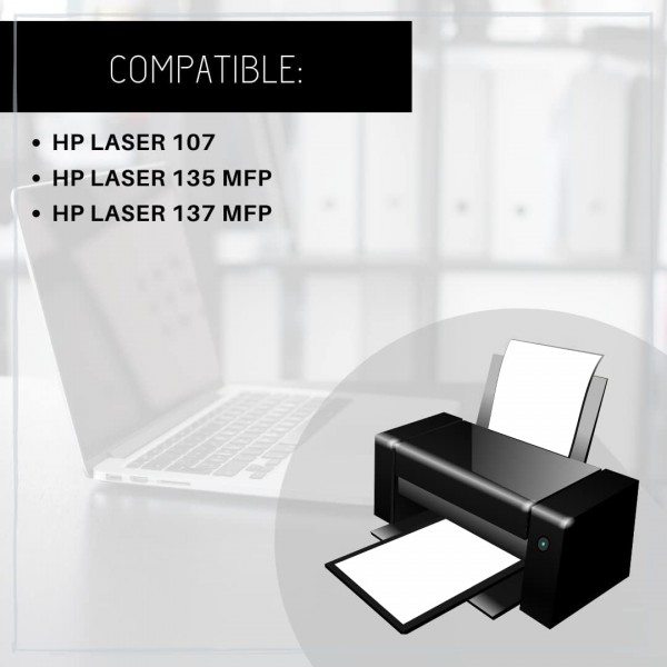 HP Laser 107 HP Laser 135 MFP와 호환되는 토너 W1106A(106A) HP Laser 137 MFP by GIL