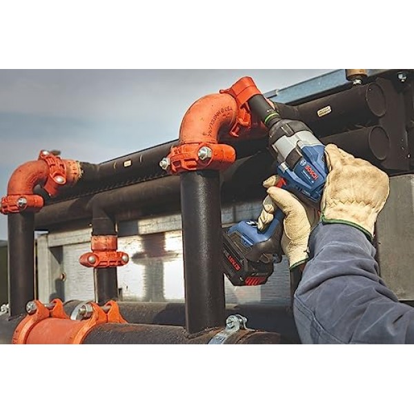 BOSCH GDS18V-740N PROFACTOR™ 18V 1/2인치 마찰 링이 있는 임팩트 렌치(기본 공구)