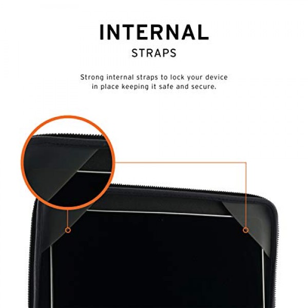 URBAN ARMOR GEAR UAG 15인치 컴퓨터용 대형 슬리브 [마그마] 견고한 촉각 그립 내후성 보호 슬림 보안 노트북/태블릿 슬리브