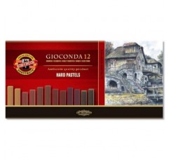 KOH-I-NOOR GIOCONDA 8122 하드 아티스트 파스텔 브라운 색조 세트