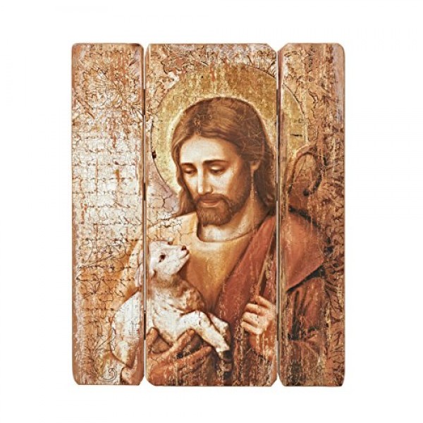 Joseph's Studio by Roman - 컬렉션, 26인치 H 예수 장식 패널, 레진으로 제작, 높은 수준의 장인정신과 디테일에 대한 관심, 내구성 및 오래 지속