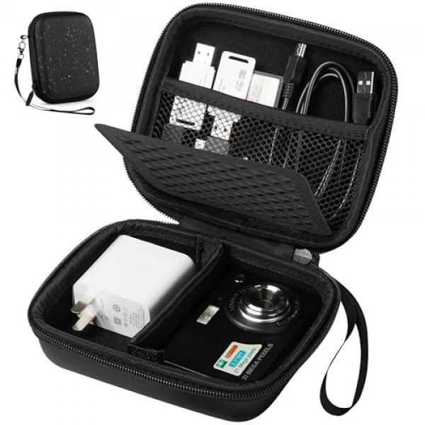 카메라 케이스, Canon 카메라 가방 PowerShot G7X mark II/III 케이스, Sony ZV1/ZV1F Dscw 800/830용 디지털 카메라 정리 케이스, Kodak PIXPRO FZ45 케이스, 케이블용 여행용 보호 케이스