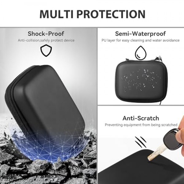 카메라 케이스, Canon 카메라 가방 PowerShot G7X mark II/III 케이스, Sony ZV1/ZV1F Dscw 800/830용 디지털 카메라 정리 케이스, Kodak PIXPRO FZ45 케이스, 케이블용 여행용 보호 케이스