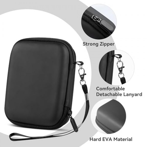 카메라 케이스, Canon 카메라 가방 PowerShot G7X mark II/III 케이스, Sony ZV1/ZV1F Dscw 800/830용 디지털 카메라 정리 케이스, Kodak PIXPRO FZ45 케이스, 케이블용 여행용 보호 케이스