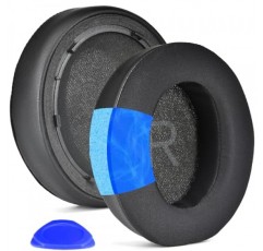 Space Q45 냉각 젤 이어 패드 교체 커버 쿠션 Anker Space Q45 적응형 능동형 소음 차단 헤드폰, 고밀도 소음 차단 폼과 호환 가능