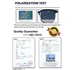 CGID Polarized Nerd Matte Mirrored 선글라스 스타일 남성과 여성을 위한 세련된 복고풍 빈티지 남여 안경 100% UV400 보호 초경량 - 52.D 골드 그레이