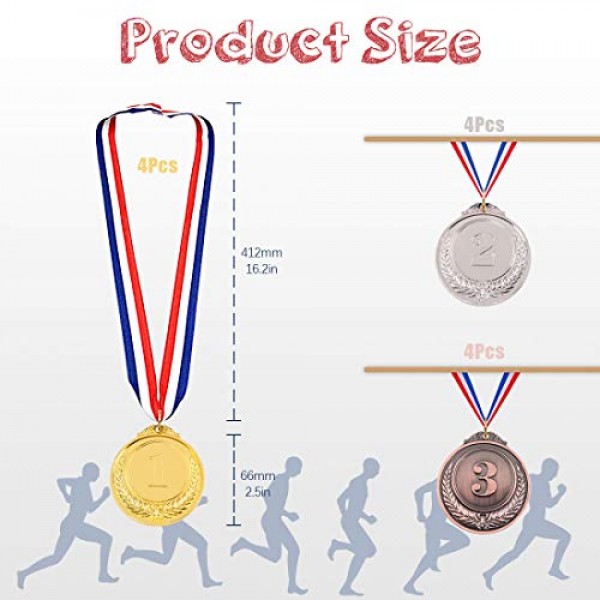 Hilitchi 금은 동메달 리본 우승자 상 메달 어린이 학교 스포츠 회의 스포츠 이벤트 또는 축하 기념품을 위한 올림픽 스타일