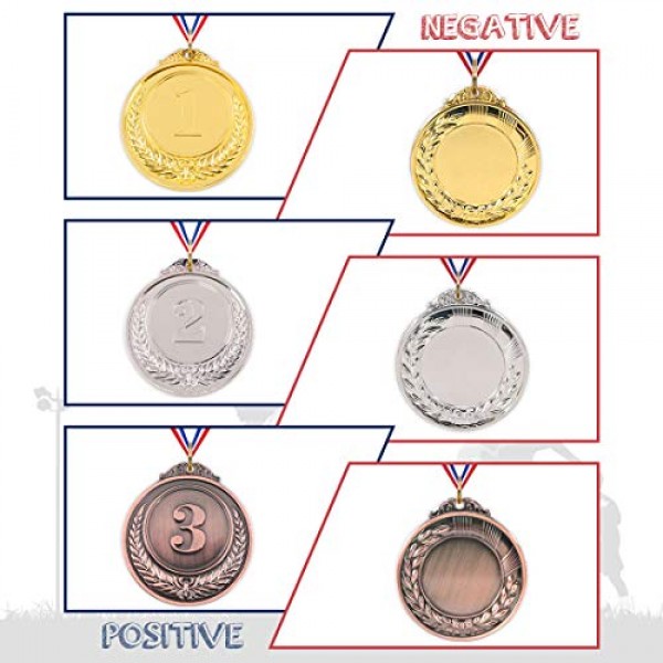 Hilitchi 금은 동메달 리본 우승자 상 메달 어린이 학교 스포츠 회의 스포츠 이벤트 또는 축하 기념품을 위한 올림픽 스타일