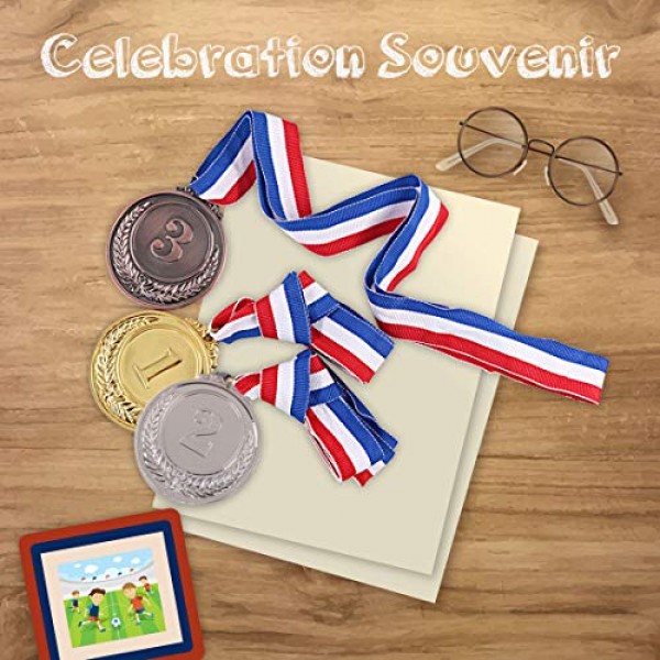 Hilitchi 금은 동메달 리본 우승자 상 메달 어린이 학교 스포츠 회의 스포츠 이벤트 또는 축하 기념품을 위한 올림픽 스타일