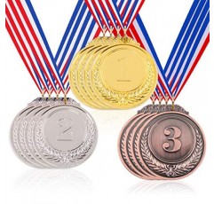 Hilitchi 금은 동메달 리본 우승자 상 메달 어린이 학교 스포츠 회의 스포츠 이벤트 또는 축하 기념품을 위한 올림픽 스타일