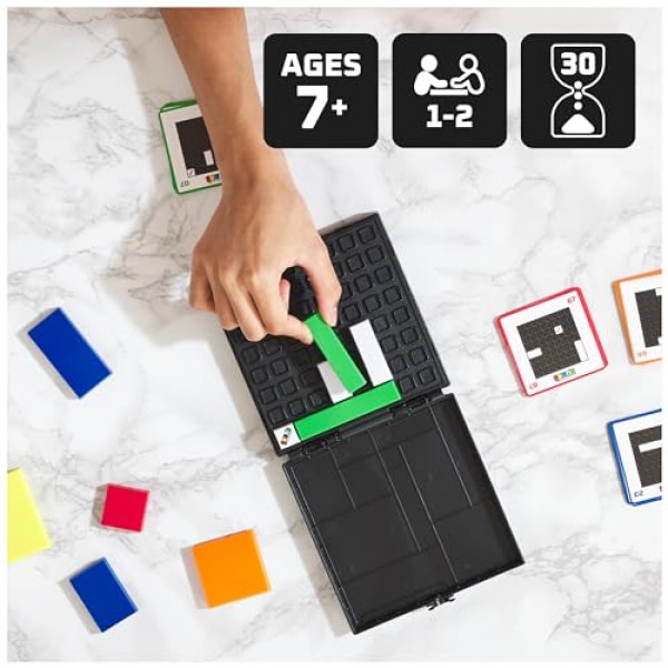 루빅스 큐브 그리드락 게임, 클래식 두뇌 자극 게임 Fidget 장난감에서 영감을 받은 문제 해결 퍼즐 게임, 성인 및 7세 이상 어린이용