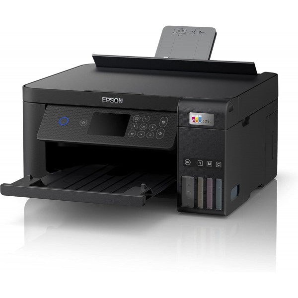 Epson EcoTank ET-2850 인쇄/스캔/복사 Wi-Fi 프린터, 검정 및 EcoTank 102 검정 정품 잉크병 ET2850 + 병잉크, 검정