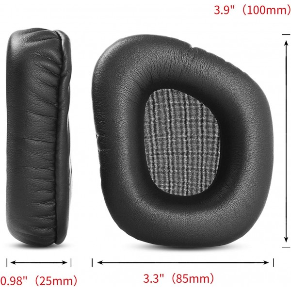 Corsair Void RGB Elite 및 Void PRO 헤드셋 헤드폰 소프트 메모리 폼 교체와 호환되는 업그레이드된 이어 패드