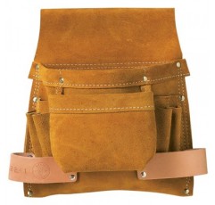 Klein Tools 42241 도구 파우치, 못, 나사 및 도구용 6포켓