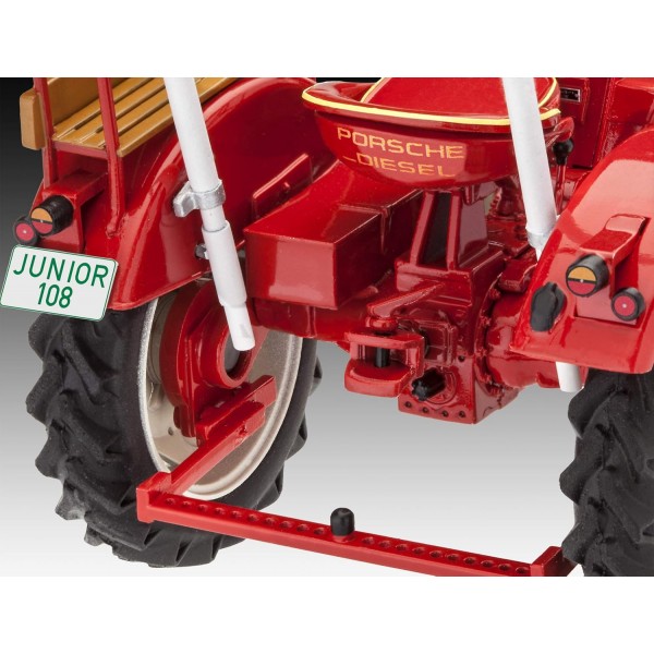 Revell 모델 세트 트랙터 Porsche Junior 108 67823 어린이 및 성인용 I 모델 I 공예용 모델 키트 I 10세부터 크리스마스 선물 I