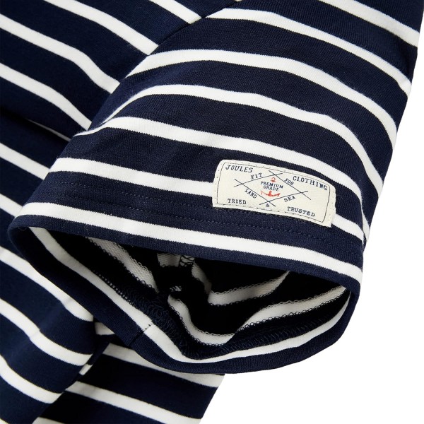 Rosewood Joules Harbour Dog 탑 네이비 스트라이프 스몰