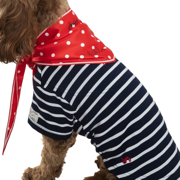 Rosewood Joules Harbour Dog 탑 네이비 스트라이프 스몰