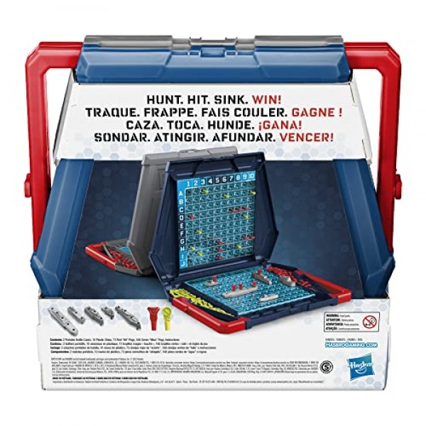 Battleship 클래식 보드 게임, 7세 이상 어린이를 위한 전략 게임, 2인용 재미