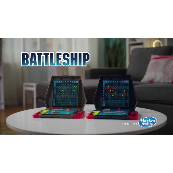 Battleship 클래식 보드 게임, 7세 이상 어린이를 위한 전략 게임, 2인용 재미