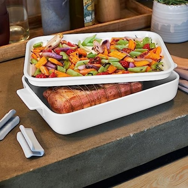 Villeroy & Boch 직사각형 베이킹 접시, 30 x 20 cm, 화이트
