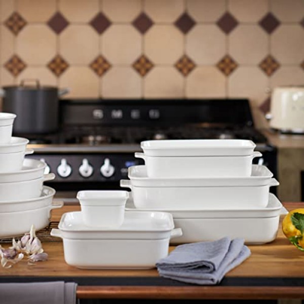 Villeroy & Boch 직사각형 베이킹 접시, 30 x 20 cm, 화이트
