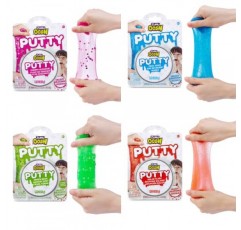ZURU의 Oosh Putty 4 팩, Gooey Slime 및 Epic Stretchy Slime(소녀 및 어린이용)(블루, 핑크, 그린, 오렌지)