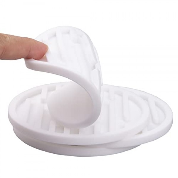 음료용 Smithcraft 실리콘 컵받침, 8개 코스터 세트, 커피 나무 테이블용 음료 컵받침, 홀더가 있는 귀여운 컵 컵받침, 바용 재미있는 컵받침, 모든 종류의 컵과 안경에 적