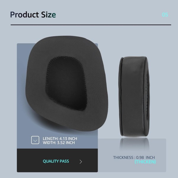 Corsair Void RGB 컴퓨터 헤드셋 소프트 의류 및 메모리 폼(검은색) Void Cooling-gel과 호환되는 Corsair Void Pro 무선/유선 게임용 헤드셋용 Wzsipod Cooling-Gel 교체용 이어 패드