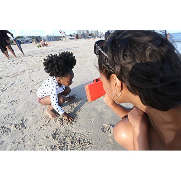 ZINK 제로 잉크 인쇄 기술이 적용된 Zink Polaroid Snap 즉석 디지털 카메라(빨간색)