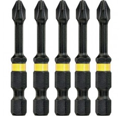 Dewalt Extreme Flextorq 스크루드라이버 비트 DT7997T(Ph1, 총 길이 50mm, 높은 장착 정확도, 긴 수명, 모든 나사 조임 작업용), 5개