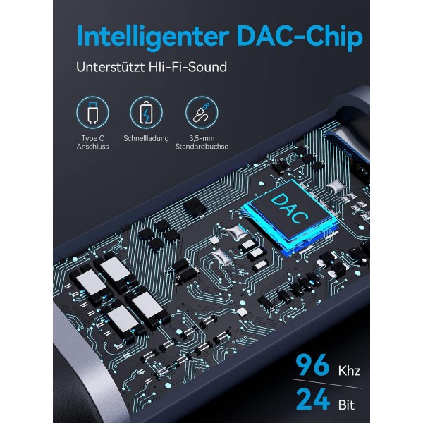 USB C to 3.5mm 잭 헤드폰 어댑터 및 충전 - Samsung S21/S20, Huawei P40/Mate40/30, Pixel 5/4 XL 3.5mm Jack to PD 60W 고속 충전 Aux 오디오 케이블로 SOOMFON 2 in 1 Type C 어댑터 헤드폰 충전 USB-C