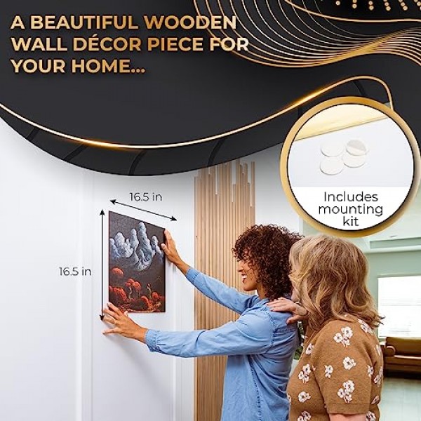 ZenChalet - 성인을 위한 미스터리 랜드 나무 직소 퍼즐 500피스 - 당신에게 도전하도록 설계된 성인을 위한 하드 퍼즐 - 영감을 주는 나무 컷 퍼즐, 친구나 가족을 위한 훌