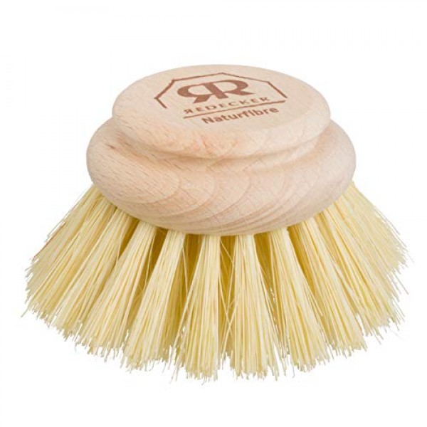 처리되지 않은 너도밤나무로 제작된 Redecker Tampico 섬유 교체 헤드, 2인치