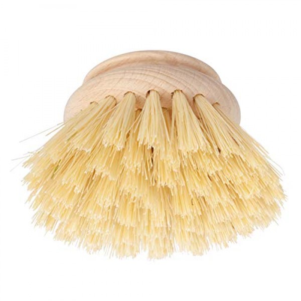 처리되지 않은 너도밤나무로 제작된 Redecker Tampico 섬유 교체 헤드, 2인치