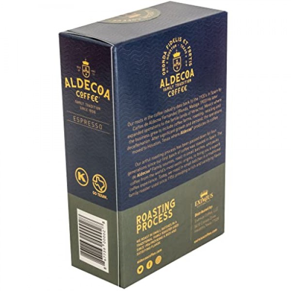 알데코아 네스프레소 캡슐 디카페인, 디카페인, 1.94온스, 10개입, 6팩