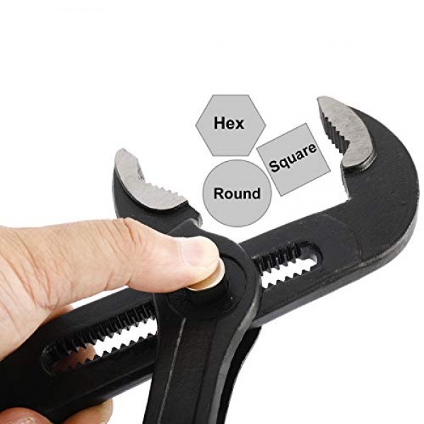 HighFree 3PCS 워터 펌프 플라이어 세트 7인치, 10인치, 16인치 채널 잠금 플라이어 그립을 누르고 슬라이딩하여 빠른 조정 모든 모양의 물체
