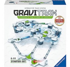 Ravensburger Gravitrax 스타터 세트 Marble Run & STEAM 인증 장난감(8세 이상 어린이용) - 가족을 위한 끝없는 실내 활동