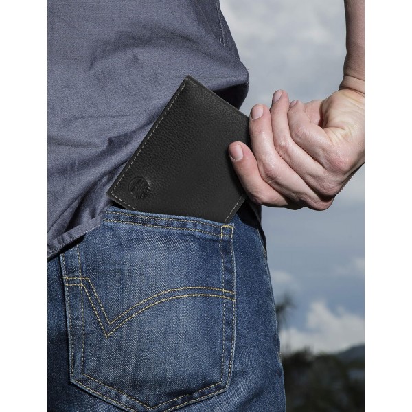 Timberland Men's Leather Wallet with Patch 포켓 여행 액세서리-접이식 지갑 원 사이즈 블랙(Sportz)