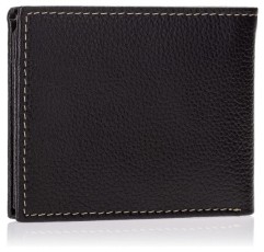 Timberland Men's Leather Wallet with Patch 포켓 여행 액세서리-접이식 지갑 원 사이즈 블랙(Sportz)