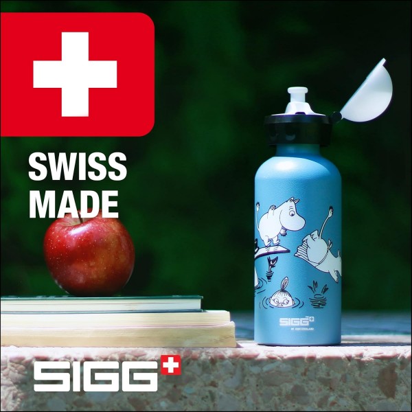 SIGG - 어린 이용 알루미늄 물병 - KBT - 누출 방지 - 깃털처럼 가벼운 - BPA 프리 - 기후 중립 인증 - 0.4L 17 Bella Unicorn