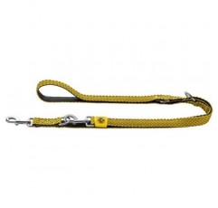 HUNTER HILO BVB 조절 가능한 강아지 가죽끈, 3D 메쉬 소재 포함, 15/200, 노란색 노란색 15/200