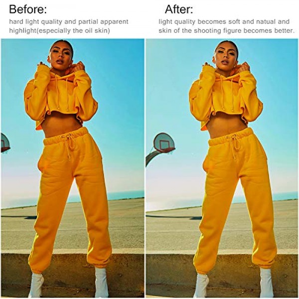 GODOX 플래시 디퓨저 돔 바운스 - Godox V860II V850II TT685 TT600 플래시 스피드라이트(3팩 화이트)에 적합