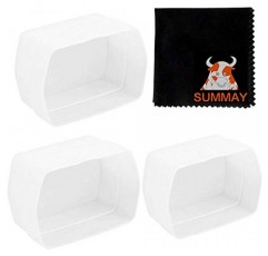 GODOX 플래시 디퓨저 돔 바운스 - Godox V860II V850II TT685 TT600 플래시 스피드라이트(3팩 화이트)에 적합