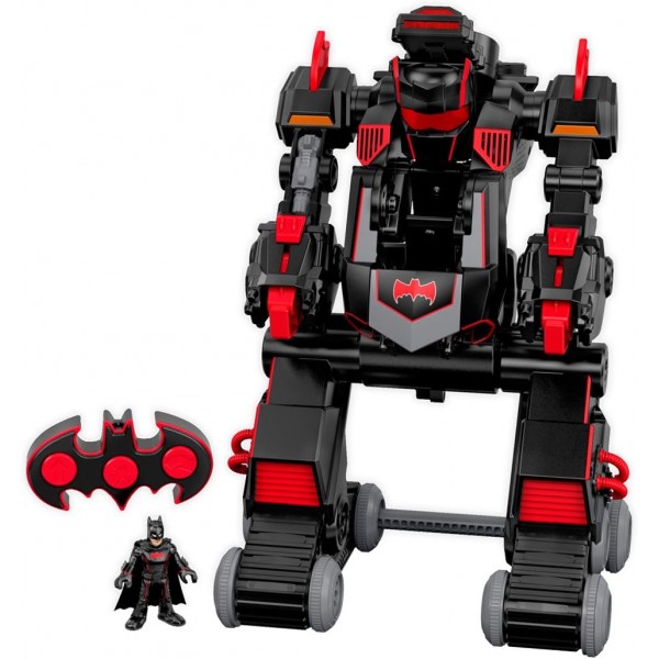 Fisher-Price Imaginext dc 슈퍼 프렌즈, r/c 변형 배트봇