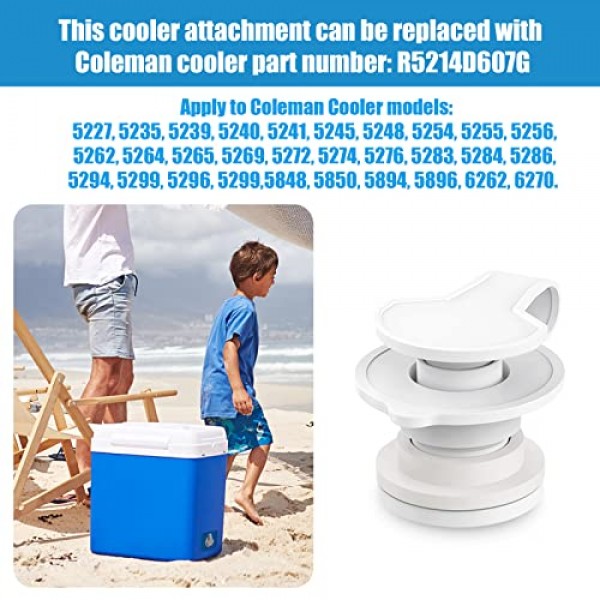 Coleman 쿨러 부품용 쿨러 표준 드레인 플러그 어셈블리 교체 1