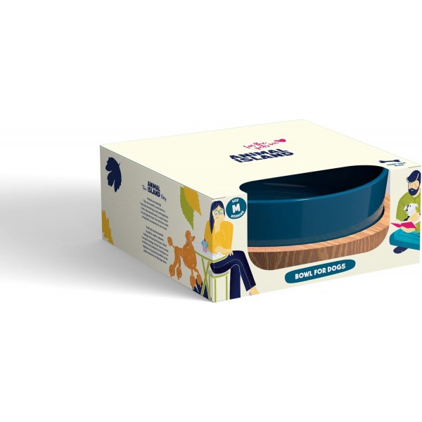 나무 받침대가있는 유리 개 그릇 음식 그릇 강아지 안티 슬링 그릇 유기 페인트로 칠한 강아지 먹이 그릇 강아지 물 그릇 강아지 그릇 유리 그릇 인그레이빙 스탠드 (1